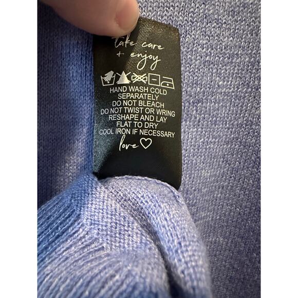 NWT Nic + Zoe “Iris” Mindfully Made Sweater Size M $128 PreppyChic QuietLuxury - Picture 8 of 8